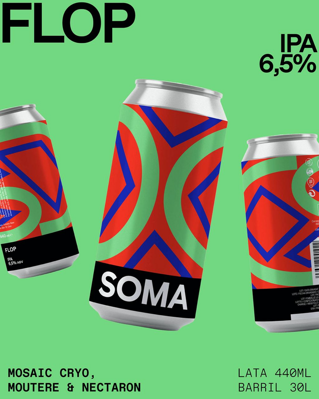 Flop - SOMA Beer IPA - New England / Hazy 440ml - 1