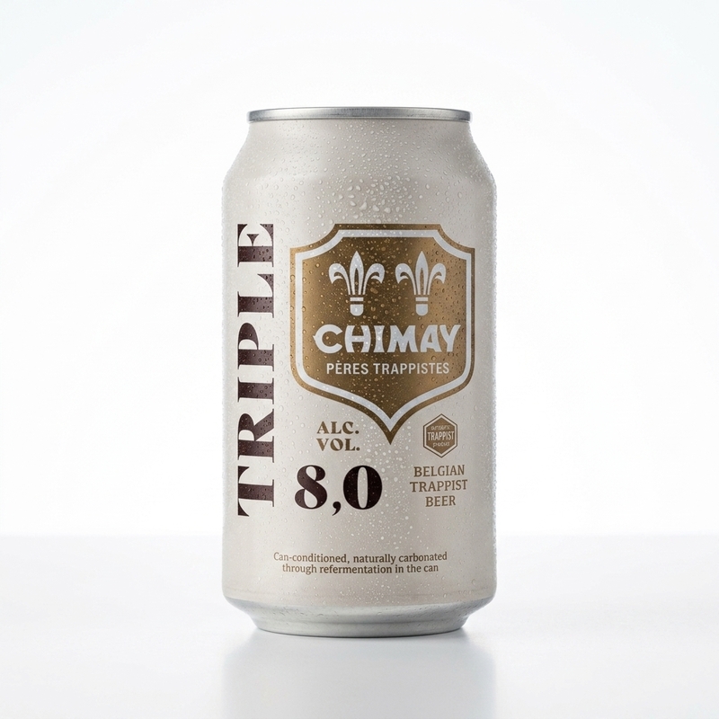Chimay Cinq Cents (White) - Bières de Chimay Belgian Tripel 330ml - 2