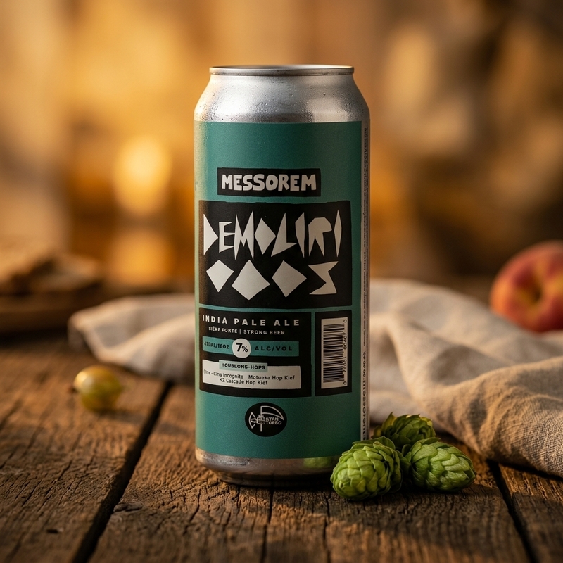 Destructio #0005 - XTRM Turbo - Messorem IPA - Imperial / Double New England / Hazy 473ml - 1