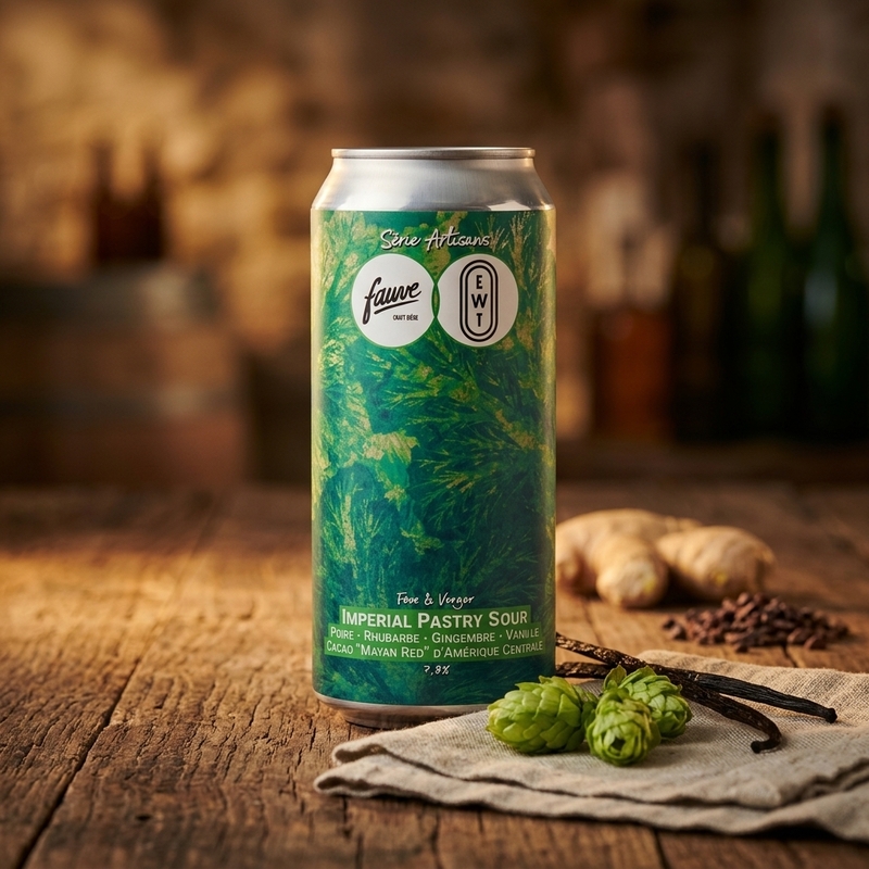 Fève & Verger - Fauve Craft Bière Sour - Smoothie / Pastry 440ml - 2