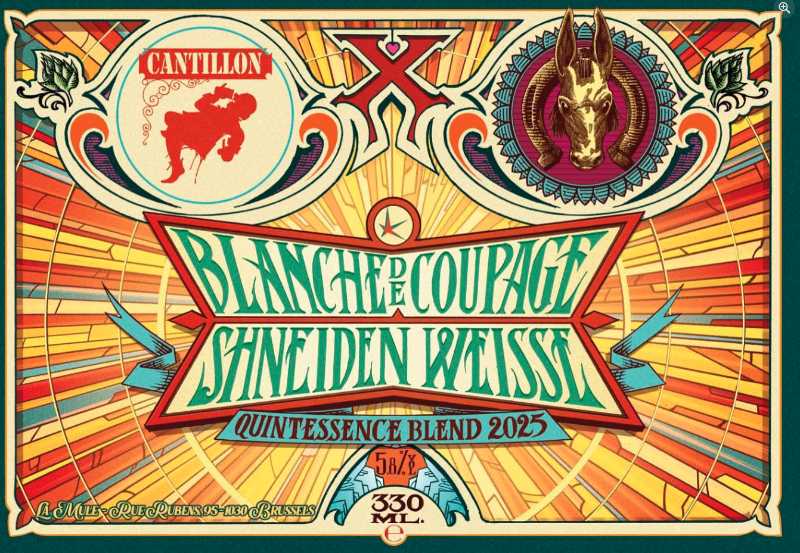 Schneiden Weisse Quintessence Blend - Brasserie de la Mule Wheat Beer - Witbier / Blanche 750ml - 1