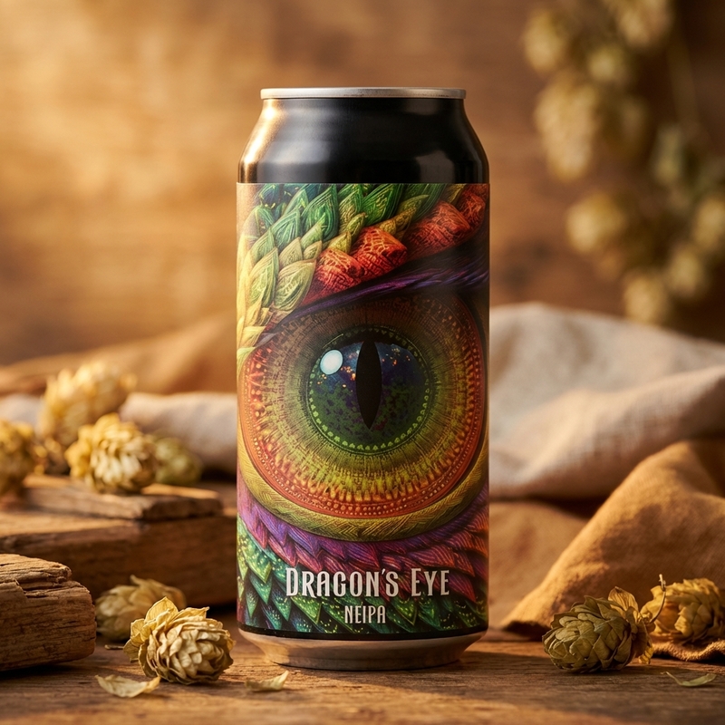 Dragon's Eye - Gekko Brewing Company IPA - New England / Hazy 440ml - 2