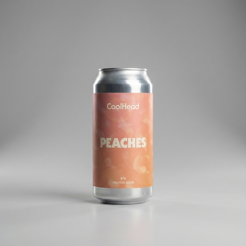 Peaches - CoolHead Brew Sour - Fruited 330ml - 1