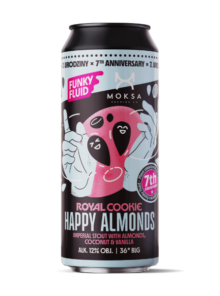 Royal Cookie: Happy Almonds - Funky Fluid Stout - Imperial / Double Pastry 500ml - 1