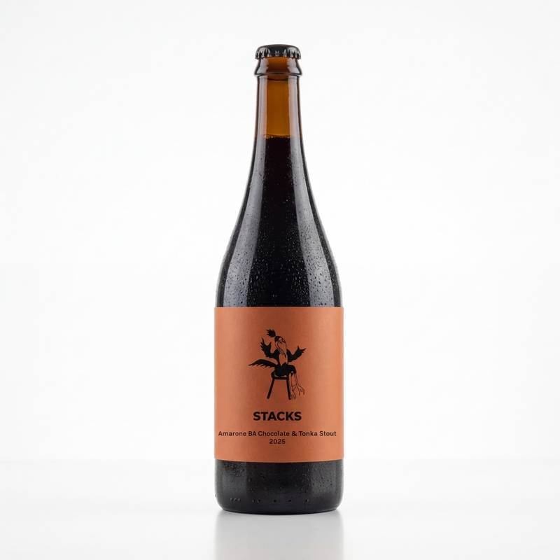 Stacks Amarone BA Chocolate & Tonka Stout - Pomona Island Brew Co. Stout - Imperial / Double 750ml - 2