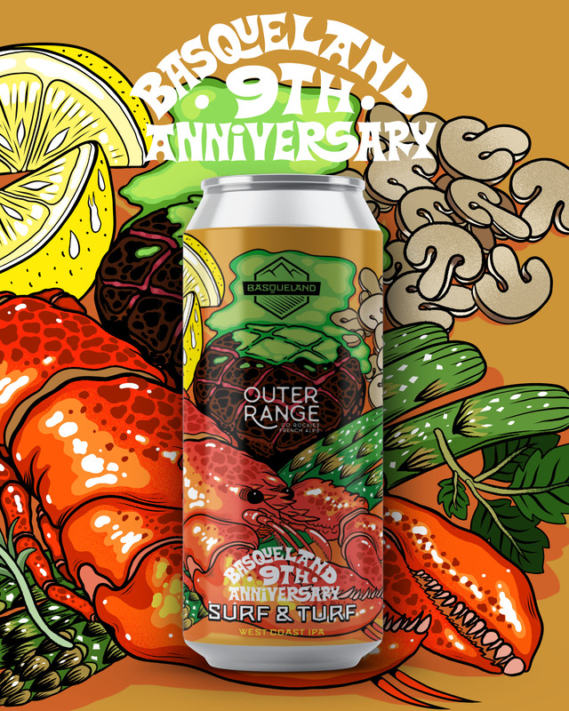 Surf & Turf - Basqueland Brewing IPA - American 440ml - 1