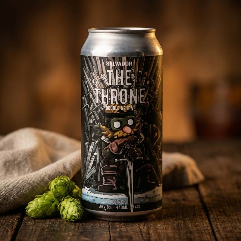 The Throne - Salvador Brewing Co. IPA - Imperial / Double New England / Hazy 440ml - 1