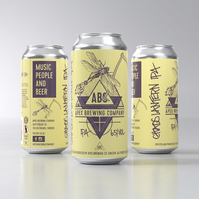 Chaos Lantern IPA - Apex Brewing Company IPA - New England / Hazy 440ml - 1