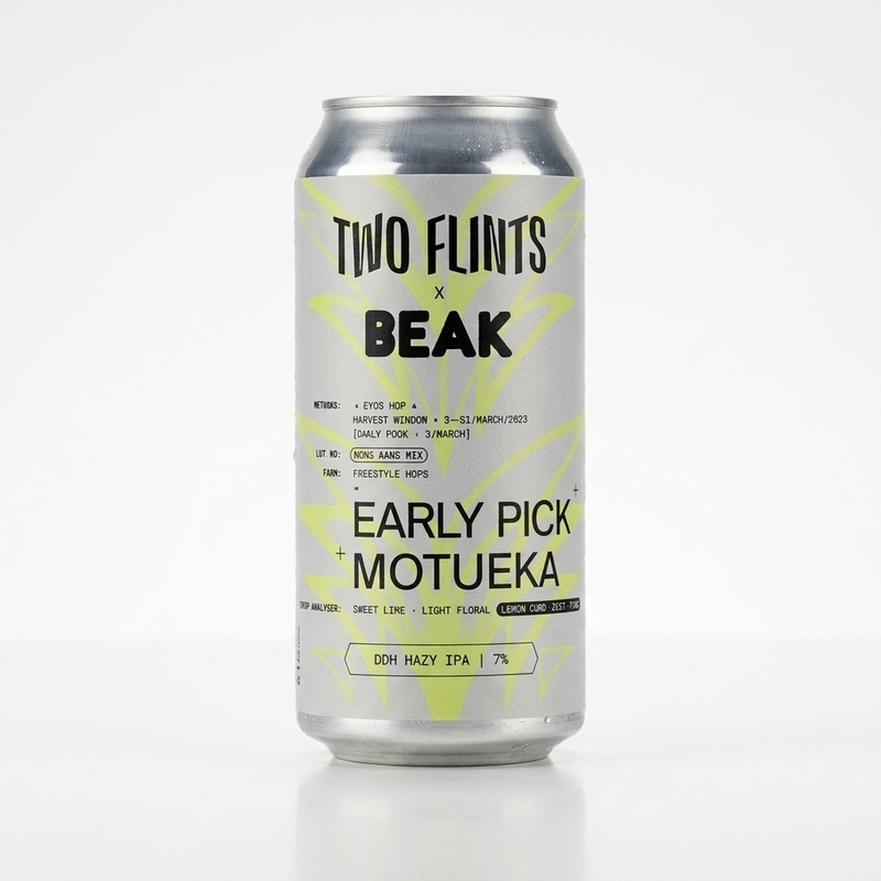 Early Pick: Motueka - Two Flints IPA - New England / Hazy 440ml - 2