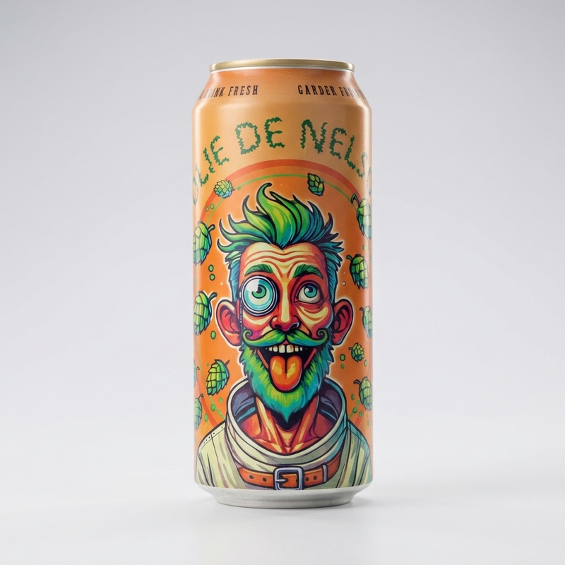 FOLIE DE NELSON - BreWskey IPA - New England / Hazy 473ml - 1