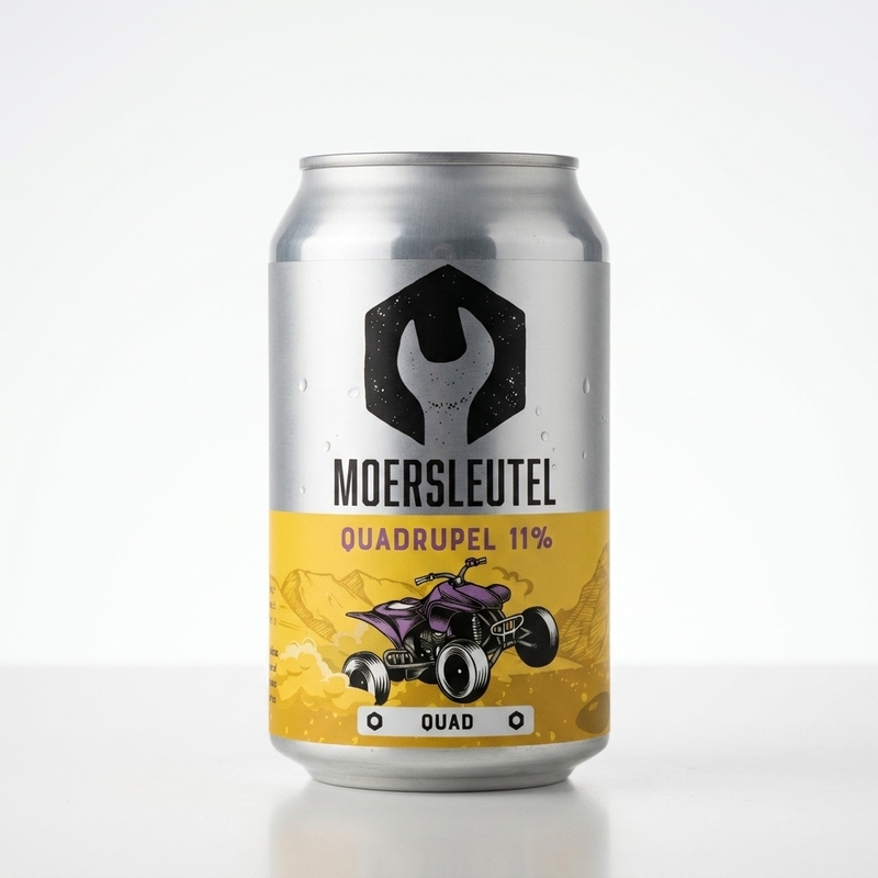 Quad - Moersleutel Craft Brewery Belgian Quadrupel 330ml - 2