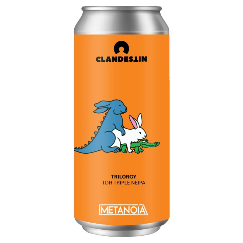 TRILORGY - Clandestin Beer IPA - Triple New England / Hazy 500ml - 1