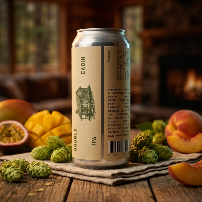 Cabin - Finback Brewery IPA - Imperial / Double New England / Hazy 473ml - 1