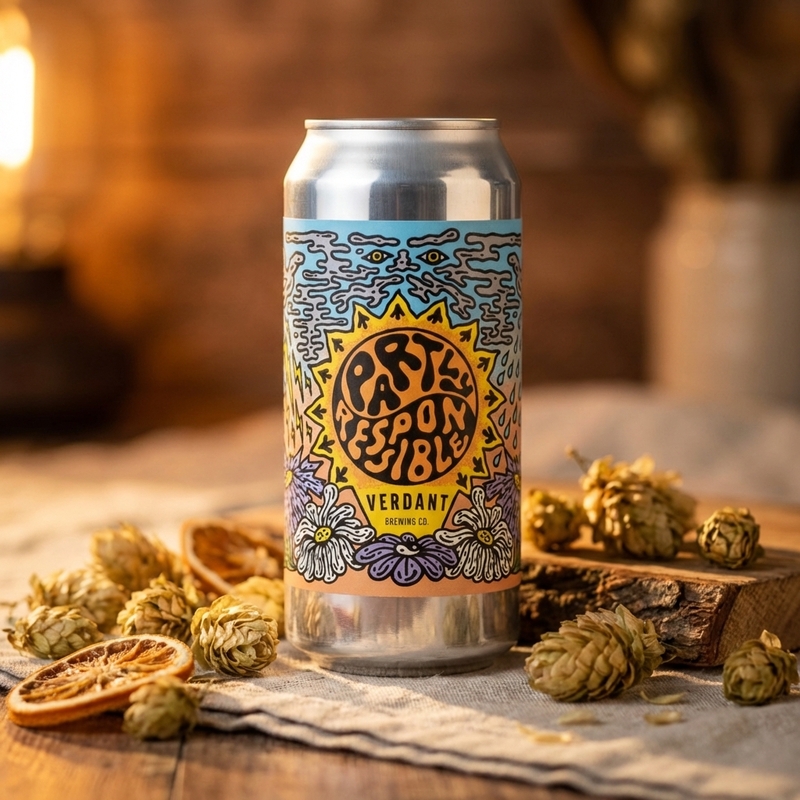 Partly Responsible - Verdant Brewing Co IPA - New England / Hazy 440ml - 2