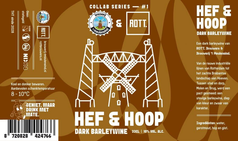 HEF & HOOP - ROTT. Brouwers Barleywine - English 330ml - 1