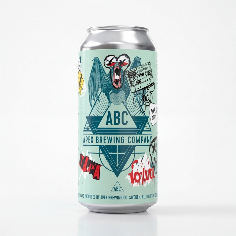 Single Hop TIPA - Apex Brewing Company IPA - Triple New England / Hazy 440ml - 1