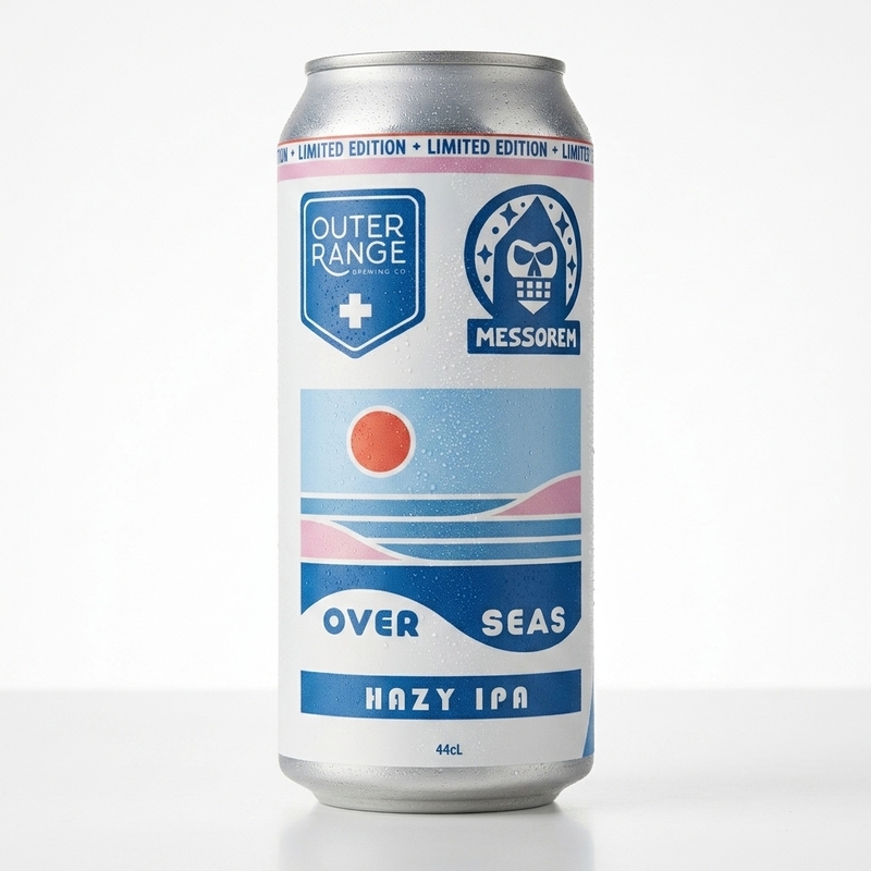 Over Seas - Outer Range Brewing Rockies/Alps IPA - New England / Hazy 440ml - 2