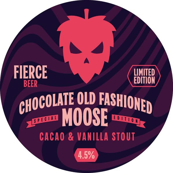 Chocolate Old Fashioned Moose - Fierce Beer Stout - Other 440ml - 1