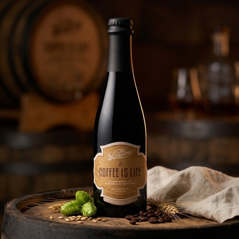 Coffee Is Life (2025) - The Bruery Barleywine - American 375ml - 1