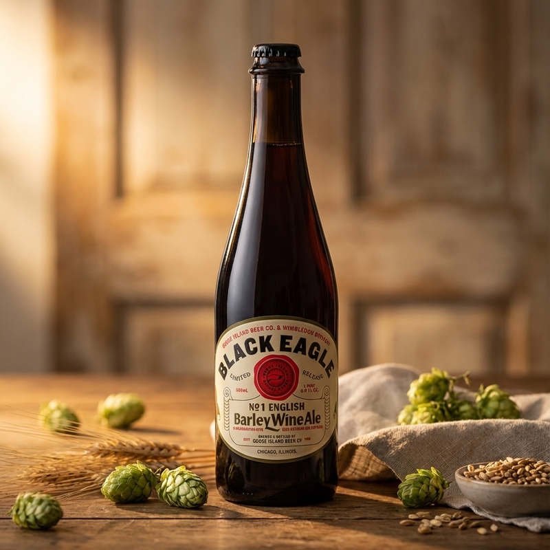 Black Eagle Barley Wine - Goose Island Beer Co. Barleywine - English 500ml - 2