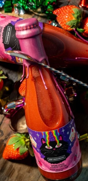 Sparklepuss: Strawberry Shortcake Rum BA (2025, purple wax)