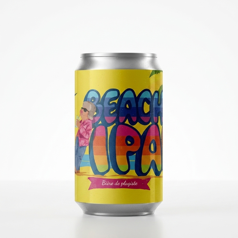 Beach IPA - The Piggy Brewing Company IPA - New England / Hazy 330ml - 2