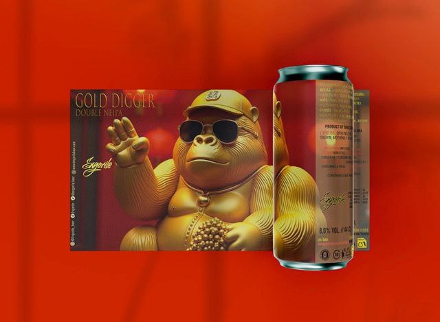 Gold Digger - Engorile IPA - Imperial / Double New England / Hazy 440ml - 1