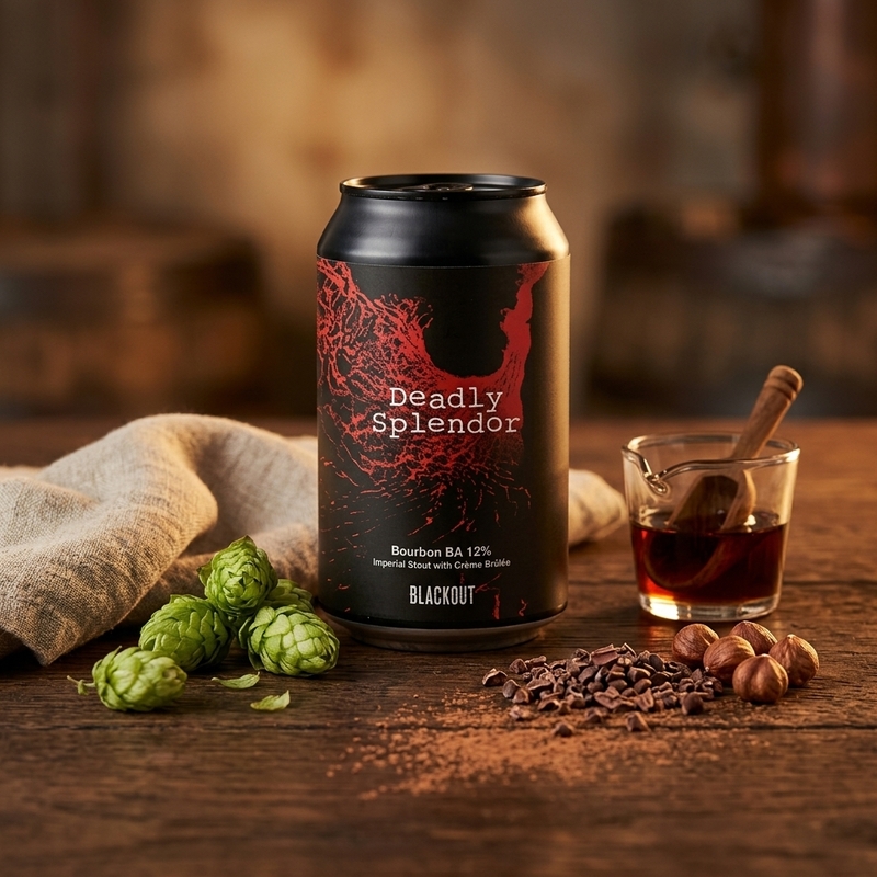 Junk Deluxe Rye Whiskey BA - Blackout Brewing Stout - Imperial / Double 330ml - 2
