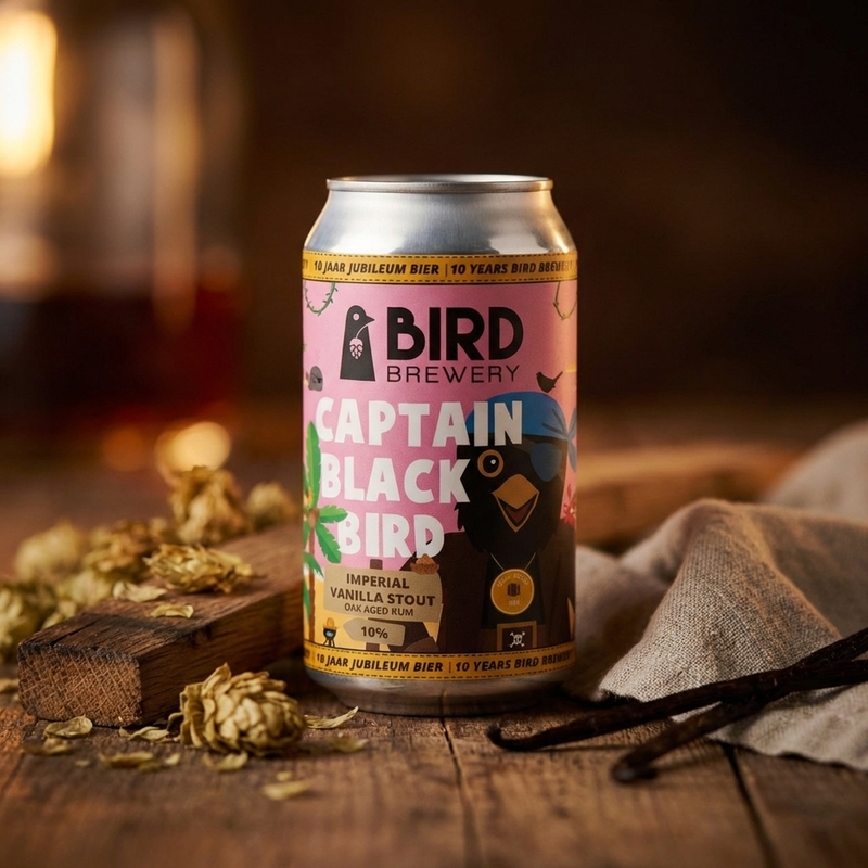 Captain Blackbird Rum Oaked '26 - Bird Brewery Stout - Imperial / Double 330ml - 1