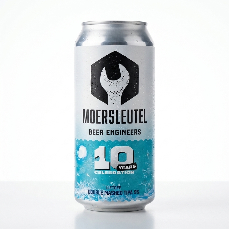 10 Years Celebration: Liftoff - Moersleutel Craft Brewery IPA - Triple New England / Hazy 440ml - 2
