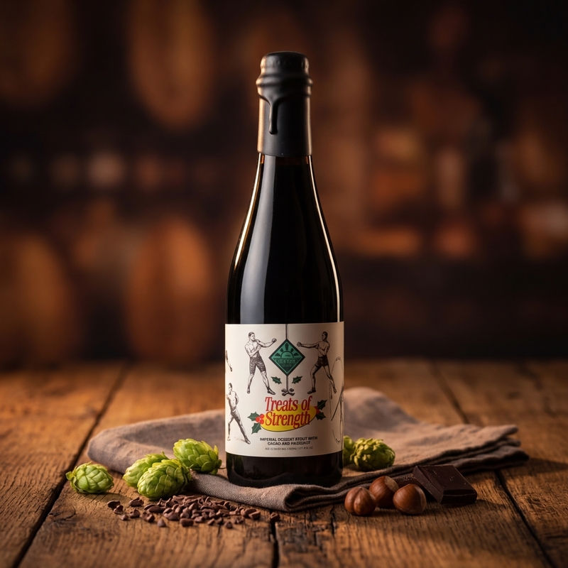 BA Treats of Strength - Icarus Brewing Stout - Imperial / Double Pastry 500ml - 1