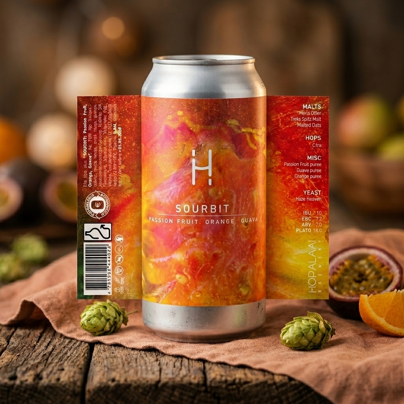 Sourbit Passion Fruit, Orange, Guava