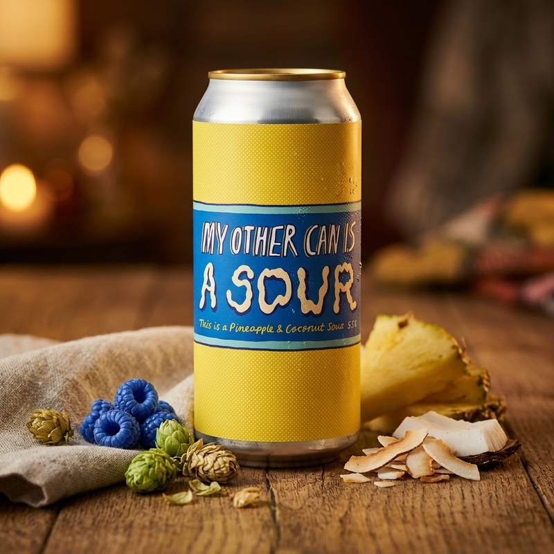 My Other Can Is a Sour - Pretty Decent Beer Co Sour - Fruited 440ml - 1