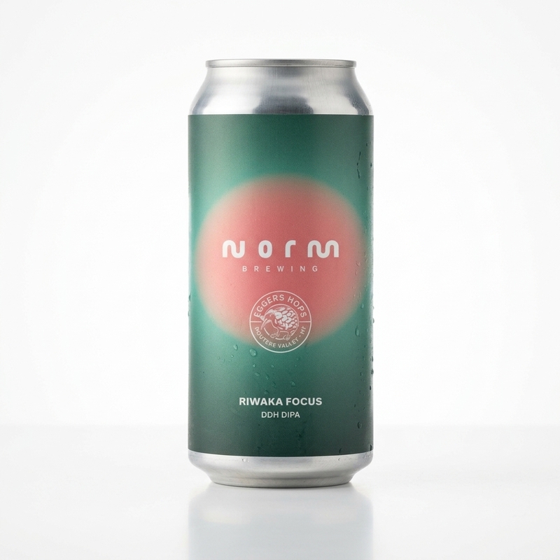 Riwaka Focus w/ Eggers Hops - Norm Brewing IPA - Imperial / Double New England / Hazy 440ml - 1