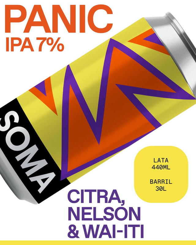 Panic - SOMA Beer IPA - New England / Hazy 440ml - 1