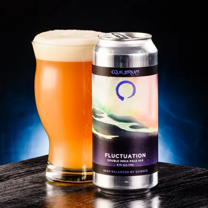 Fluctuation - Equilibrium Brewery IPA - Imperial / Double New England / Hazy 473ml - 1