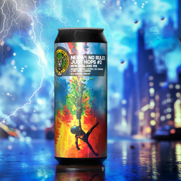 NEIPA²: No Rules, Just Hops #2 - Piwne Podziemie / Beer Underground IPA - New England / Hazy 500ml - 1