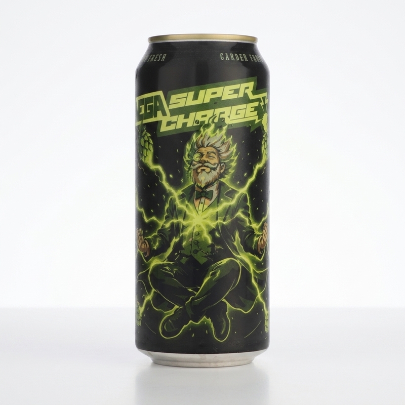 MÉGA SUPER CHARGE - BreWskey IPA - Imperial / Double 473ml - 2
