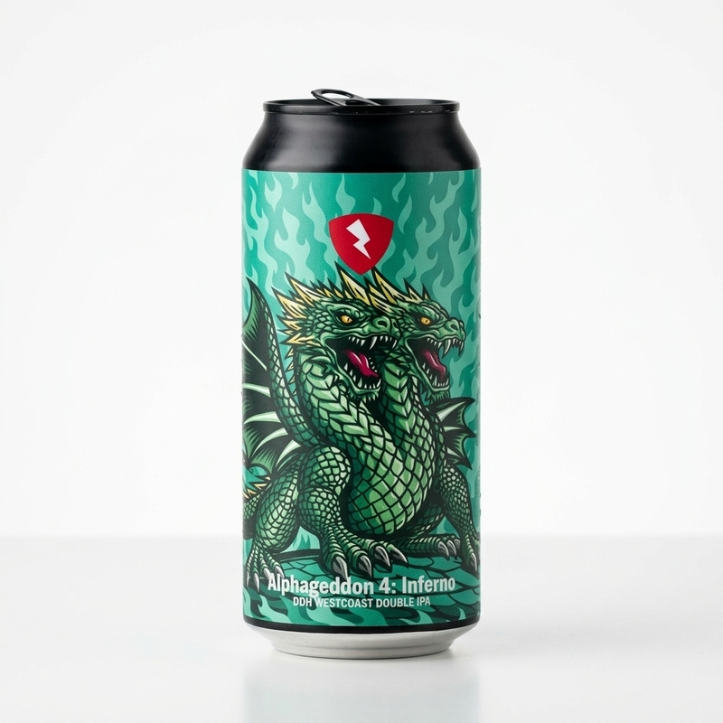 Alphageddon 4 : Inferno - Rock City Brewing IPA - Imperial / Double 440ml - 1