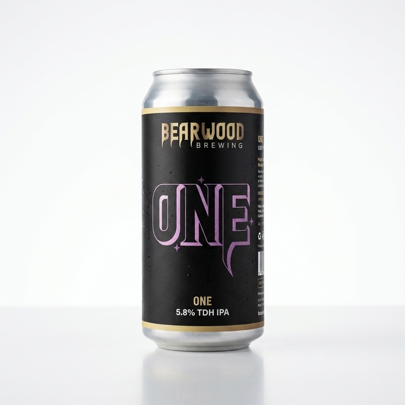 One : Pipeline Brewing Co. - Bearwood Brewing IPA - Triple New England / Hazy 440ml - 2