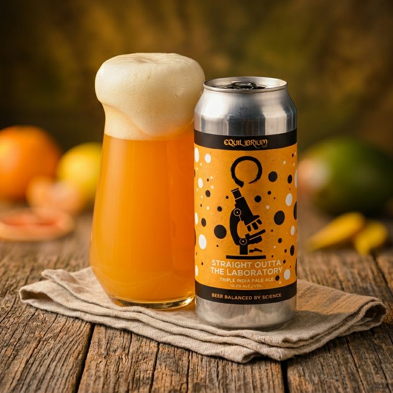 Straight Outta The Laboratory - Equilibrium Brewery IPA - Triple 473ml - 2