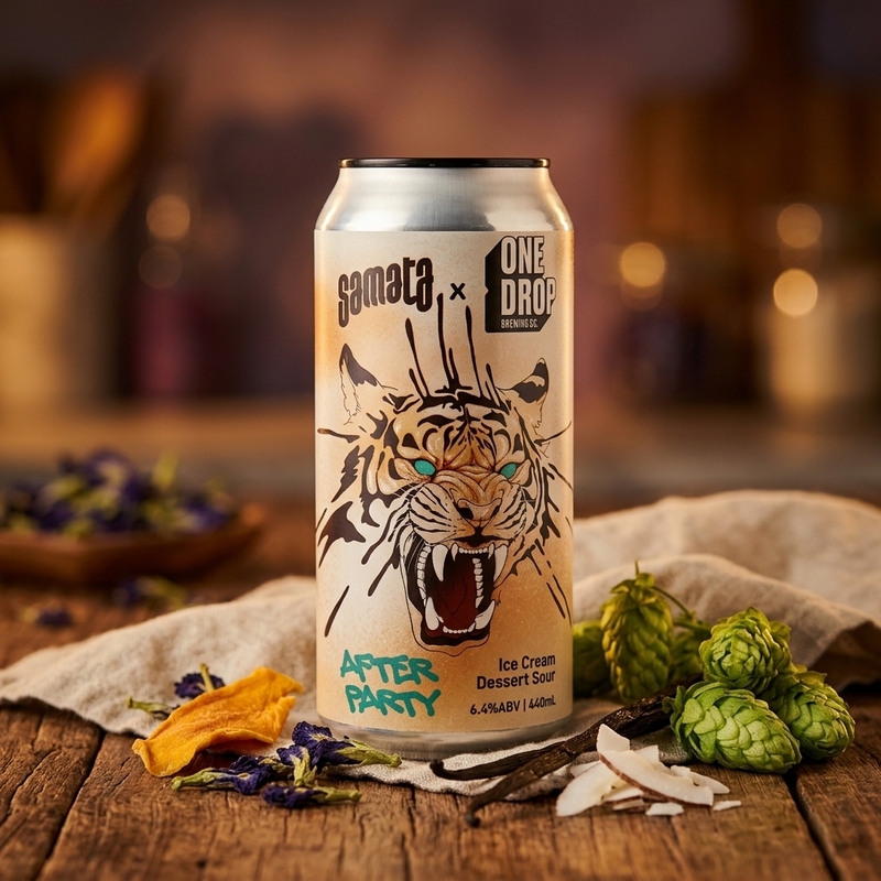 After Party - Samanta Brewing Sour - Smoothie / Pastry 330ml - 1