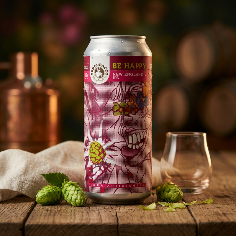 Be Happy - OpperBacco IPA - New England / Hazy 330ml - 2