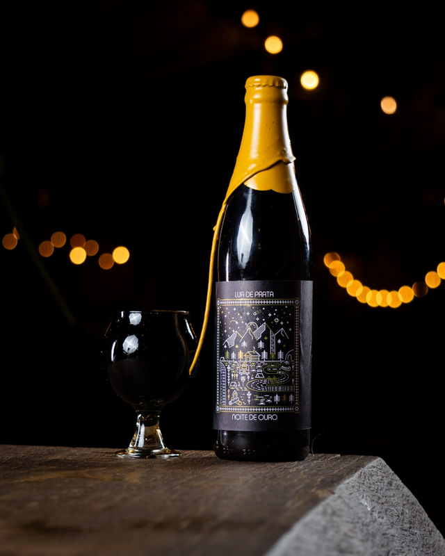 Lua De Prata, Noite de Ouro - Captain Brew Stout - Imperial / Double 500ml - 1