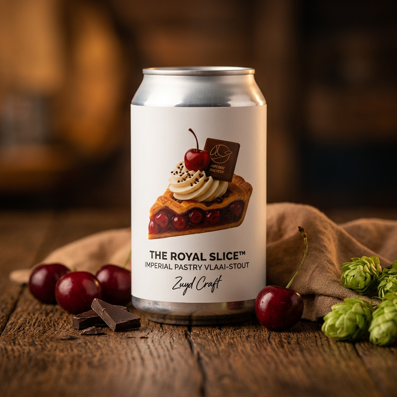 The Royal Slice - Imperial Pastry Vlaai-Stout - Zuyd Craft Stout - Imperial / Double Pastry 330ml - 2