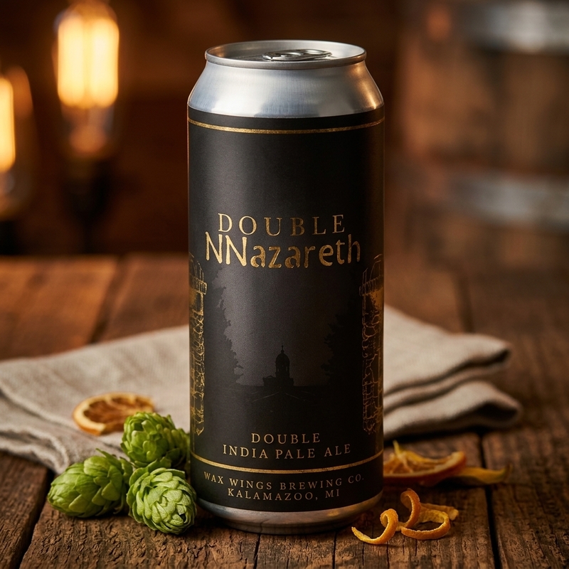 Double NNazareth - Wax Wings Brewing Company IPA - Imperial / Double New England / Hazy 473ml - 1