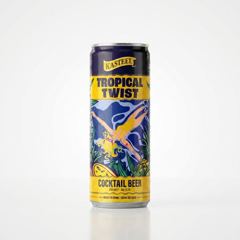 Kasteel Tropical Twist - Kasteel Brouwerij Vanhonsebrouck Fruit Beer 330ml - 2
