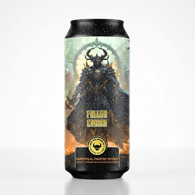 Fallen Crown - Game Over Brewing Co. Stout - Imperial / Double Pastry 440ml - 2
