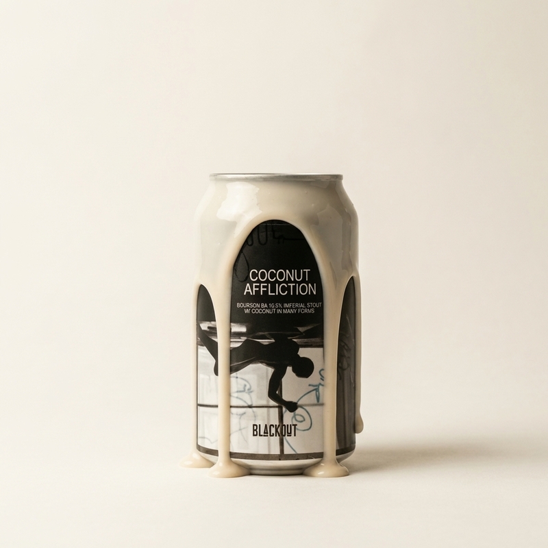 Coconut Affliction - BOURBON BA - Blackout Brewing Stout - Imperial / Double 330ml - 2