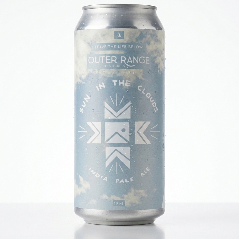 Sun In The Clouds - Outer Range Brewing Rockies/Alps IPA - New England / Hazy 440ml - 2